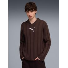 Puma T7 Mens Long Sleeve Striped Polo T-Shirt