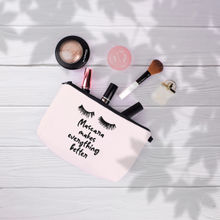 Crazy Corner Pastel Pink Mascara Ready Makeup Bag