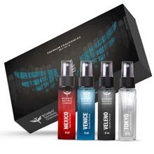 Bombay Shaving Company Perfume Kit For Men Gift for Men Premium Fragrances for Men - 8ml x 4