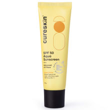 Cureskin SPF 50 Aqua Sunscreen with Advanced UV Filters, SPF 50 & PA+++ - Pack of 1