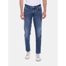 U.S. POLO ASSN. Men Blue Mid Rise Stone Washed Jeans