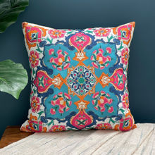 Ame decorative cushion cover, Voyageu Eclectic Folk - 18x18