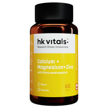 HealthKart HK Vitals Calcium, Magnesium, and Zinc Tablets with Vitamin D3, For Bone & Joint Health