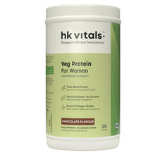 HealthKart HK Vitals ProteinUp Women, Veg Protein with Soy & Whey, for Strength & Beauty, Chocolate
