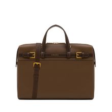 MIRAGGIO Shalom 14 Inch Laptop Bag With Detachable Strap - Brown (L)