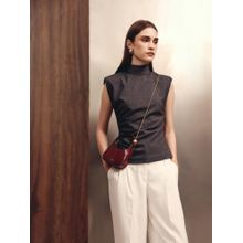 MIRAGGIO Leslie Top Handle Sling Bag With Detachable Strap - Red (S)