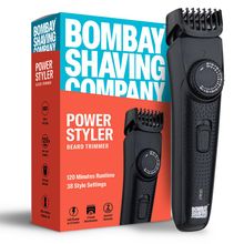 Bombay Shaving Company Beard Trimmer with USB Fast Charging, Black