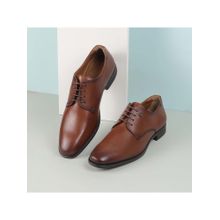 Mochi Men Tan Lace Up Formal Derbies