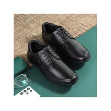 Metro Men Black Lace Up Formal Derbies