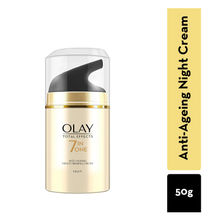 Olay Total Effects Night Cream, Fights 7 Signs Of Ageing With Niacinamide And Green Tea Extracts