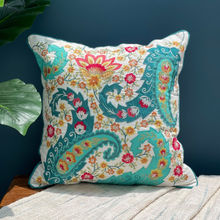 Ame decorative cushion cover, Timeless Eclectic Folk - 18x18