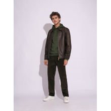 Selected Dark Green Hooded Sweatshirt