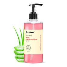 inatur Hand Sanitizer Gel With 85% Alcohol & Aloe Vera, Kills 99.9% Germs, Gentle & Kids Safe