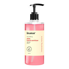 inatur Hand Sanitizer With Aloe Vera Extract & 85% Alcohol, Kills 99.9% Germs, Safe For Kids