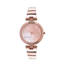 Giordano Rose Gold Dial Analog Wrist Watch for Women - C2196