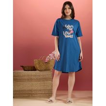 Bedtime Story Enjoy Little Thing Nightdress Blue Nova