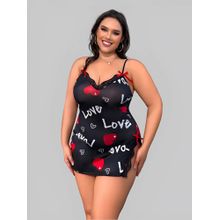 BROIDEN Women Shoulder Straps Baby Doll Black