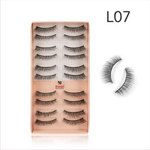 Bronson Professional Eyelash Set 3D False Long And Natural Eye Makeup 10 Pairs - L07