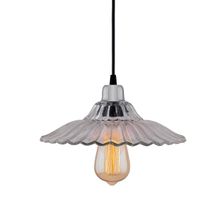 Homesake Classic Ribbed Glass Pendant Hanging Light