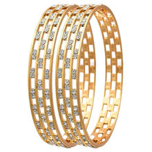 Youbella Jewellery Traditional Gold Plated Bracelet Bangles Set