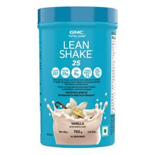 GNC Total Lean Lean Shake 25 - 207 Calories- 25g Protein- 8g Fiber - 1.6 lbs - Vanilla