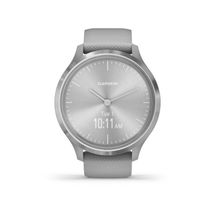 Garmin Vivomove 3, Hybrid Smartwatch With Real Watch Hands And Hidden Touchscreen Display/ Silver