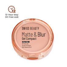 Swiss Beauty Matte & Blur Balm Gel Compact With Vitamin E Prep+ Primer 12-Hour Stay |Oil Free