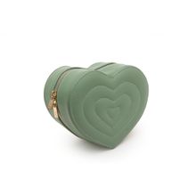 SG By Sonia Gulrajani Green Sweetheart Quilted Organiser Pouch