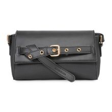 Sugarush Stellana Women Pu Sling Bag - Black
