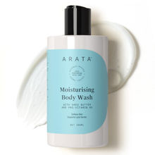 Arata Moisturising Body Wash for Dry Skin with Shea Butter & Glycerine, Protects Skin Barrier