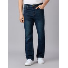 Style Quotient Men's Mid Blue Boot Cut Jeans