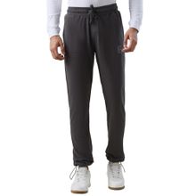 Park Avenue Men's Grey Pure Cotton Solid Track Pant