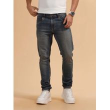 WROGN Casual Heavy Fade Slim Fit Jeans Blue