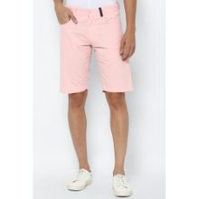 Allen Solly Men Pink Slim Shorts