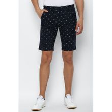 Allen Solly Men Navy Slim Shorts