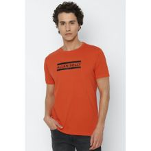 Allen Solly Orange T-Shirt