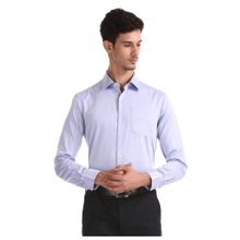 Arrow Slim Fit Patterned Weave Shirt