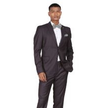 Arrow Men Dark Brown Tailored Regular Fit Single Breasted Formal Suit (Set of 2)