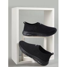 Campus Men's King Pro Black Slip Ons