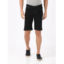 Lee Men Black Regular Fit Shorts