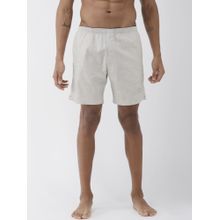 Levi's Men Soft Cotton 300 Ls Solid Plain Woven Boxer Shorts With Pockets Grey