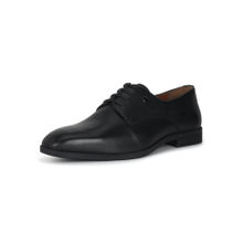 Louis Philippe Textured Black Derbies