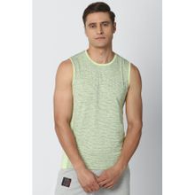 Peter England Men Yellow Tank Top (L)