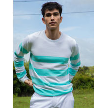 Rare Rabbit Aqua Casual Sweaters