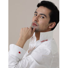 RARE RABBIT White Solid Casual Shirt