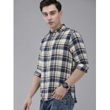 THE BEAR HOUSE Men's Checked Flannel Long Sleeves Shirt