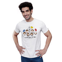 The Souled Store Men Official F.R.I.E.N.D.S I'll Be There For You White T-Shirts