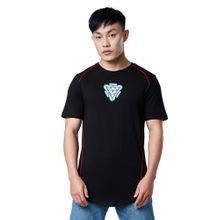 The Souled Store Iron Man Stark Special Arc Reactor Drop Cut T-shirt For Men