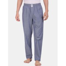 U.S. POLO ASSN. Men Light Blue I658 Comfort Fit Solid Cotton Lounge Pants Blue