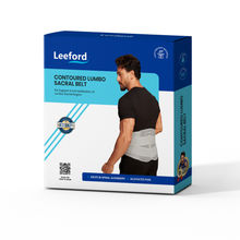 Leeford Contoured Lumbo Sacral Support Belt - Grey